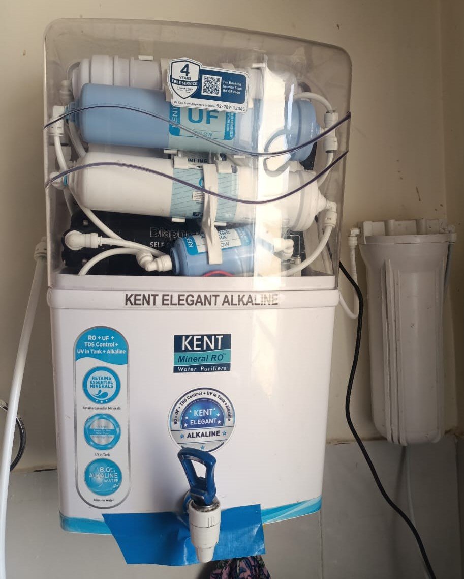 Wall Mounted Kent Elegant Alkaline RO Water Purifier, 8 L